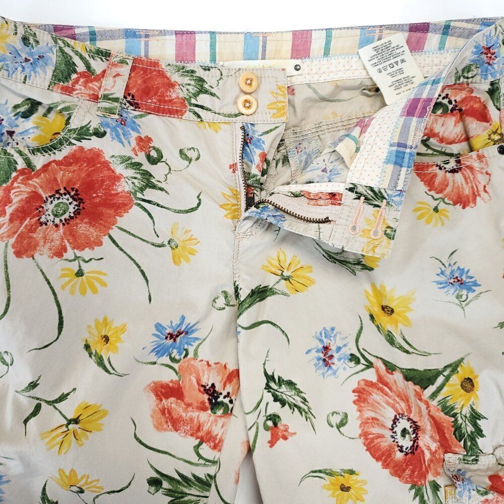 Anthropologie Hei Hei Sundrop Floral Cargo Pants Size 2 - Picture 11 of 13